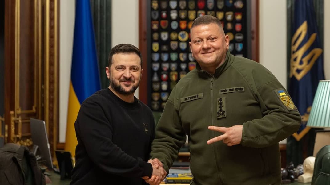 Володимир Зеленський із Валерієм Залужним