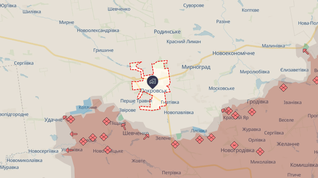 Ситуация вокруг Покровска по состоянию на 6 мая