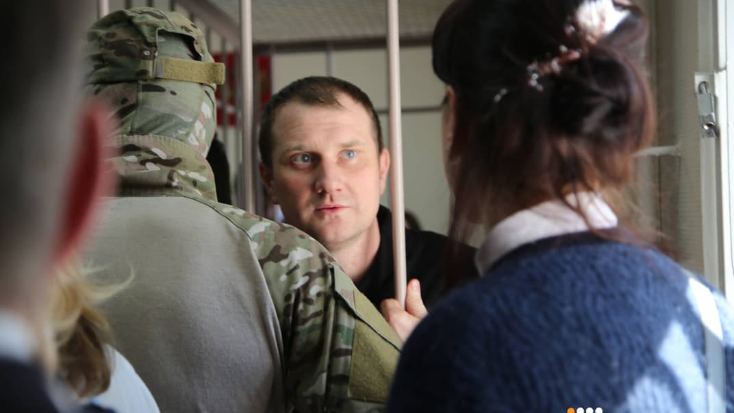 Український моряк Денис Гриценко у суді 17 квітня 2019 року