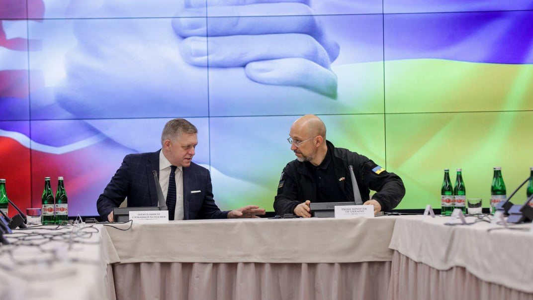 Прем‘єри України та Словаччини Денис Шмигаль та Роберт Фіцо, Ужгород, 7 жовтня 2024 року