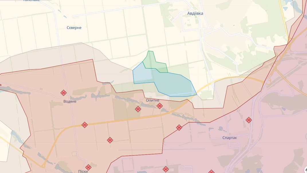 Карта Deep State с отображением ситуации на фронте по состоянию на 23:32 10 сентября