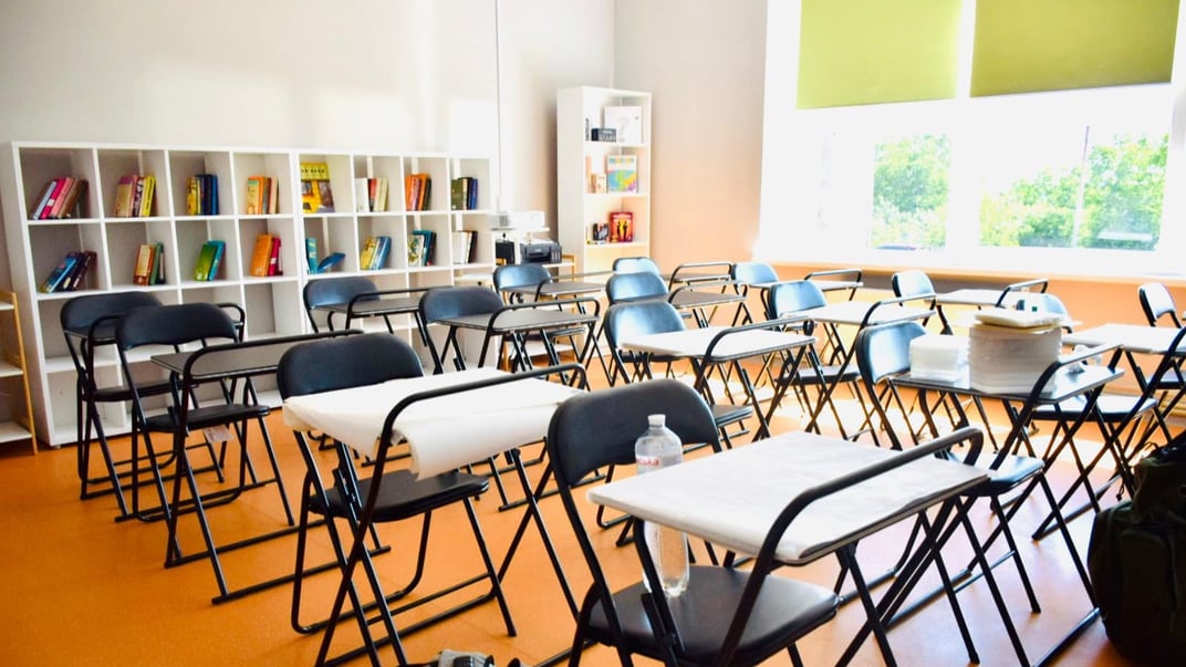 Ілюстративне фото. Тимчасова школа на Миколаївщині