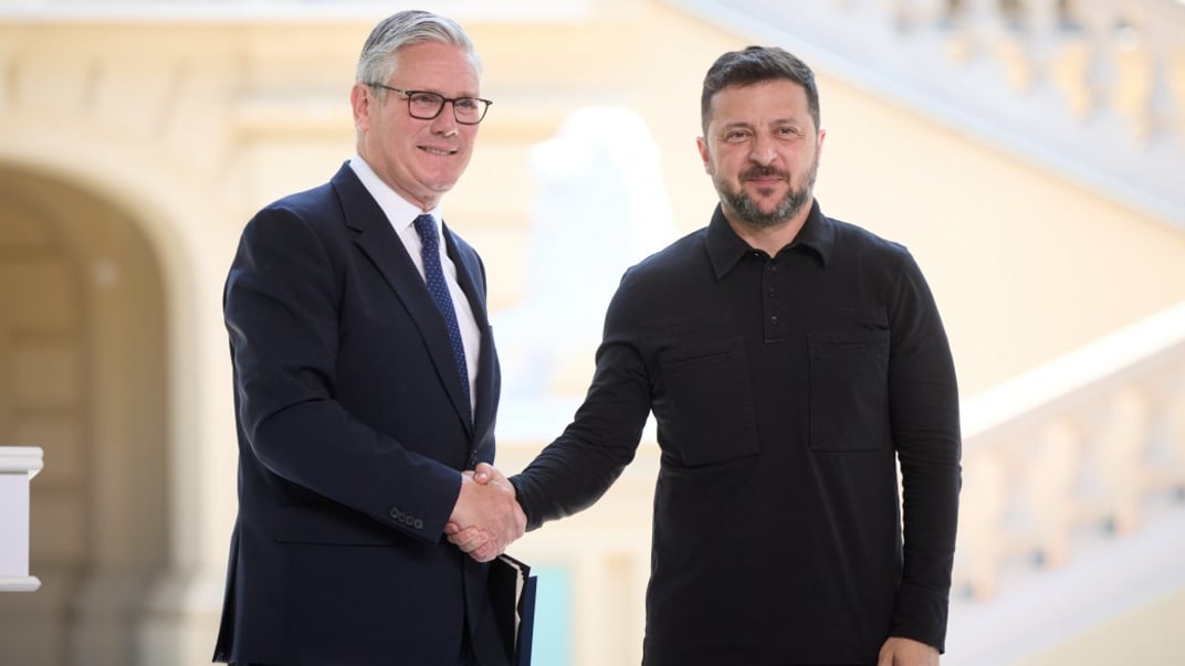Президент України Володимир Зеленський та прем’єр-міністр Великої Британії Кір Стармер