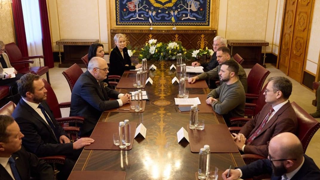 Зустріч високопосадовців України та Естонії у Таллінні, 11 січня 2024 року