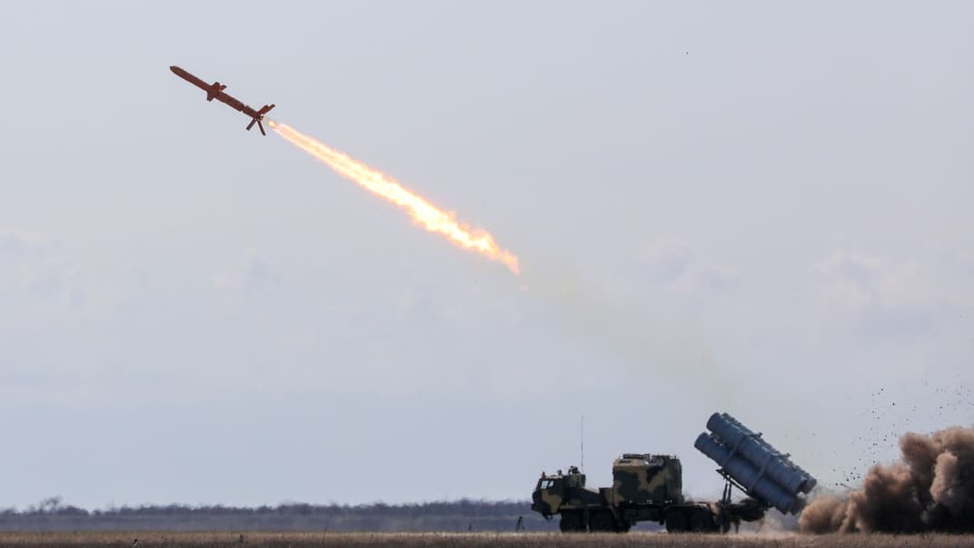 Украинская противокорабельная крылатая ракета «Нептун». Иллюстративное фото