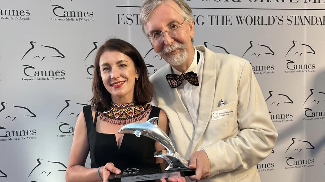 Государственное агентство развития туризма Украины (ГАРТ) наградили «Серебряным Дельфином» на фестивале Cannes Corporate Media & TV Awards
