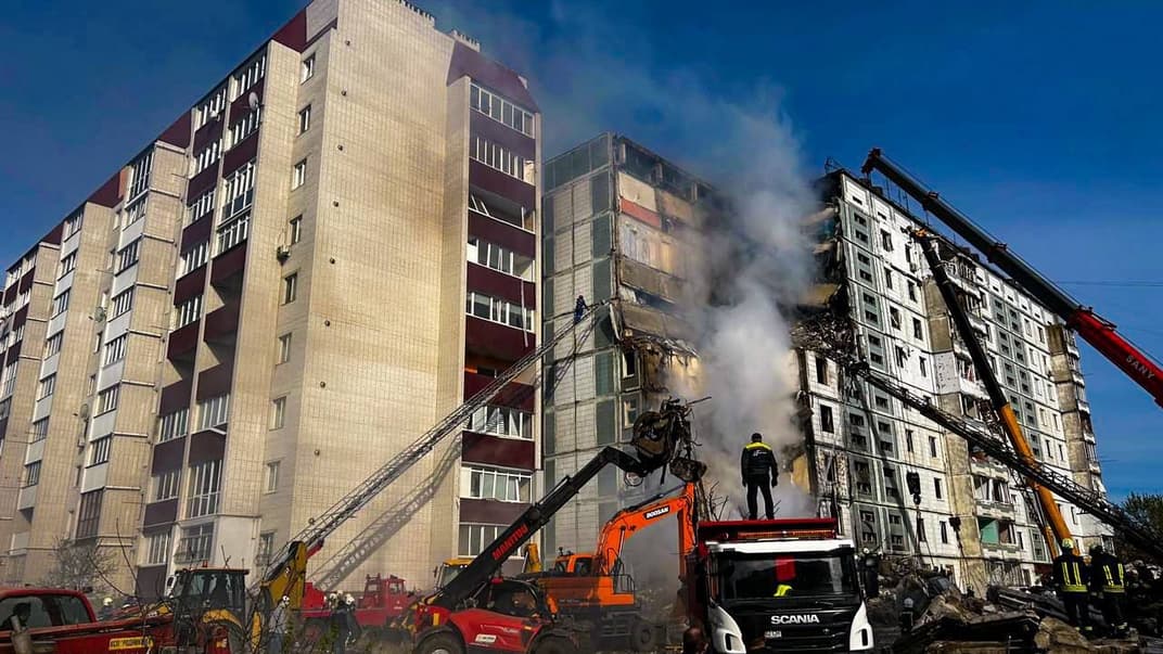 Наслідки атаки росіян на Умань