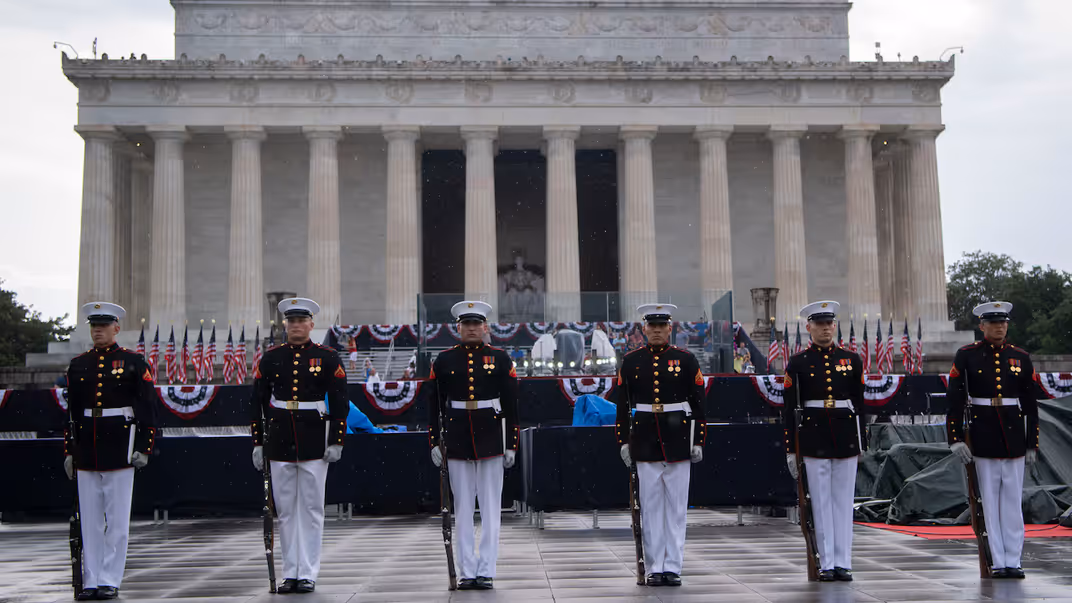 Військовослужбовці перед святкуванням Дня незалежності  США у Вашингтоні, 4 липня 2019 року