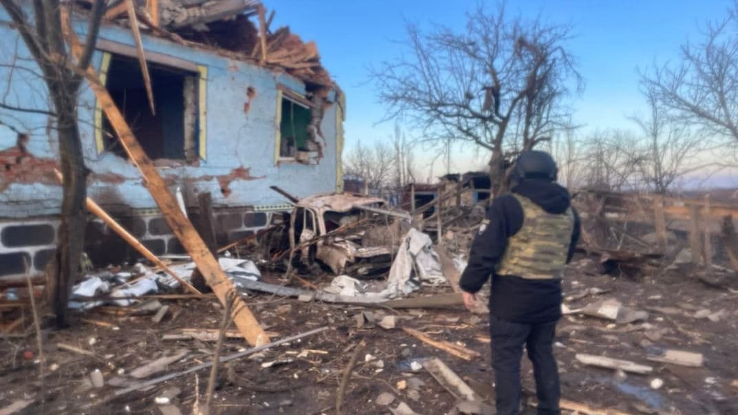 Наслідки російських обстрілів по Куп'янському району Харківщини, 1 березня 2024 року