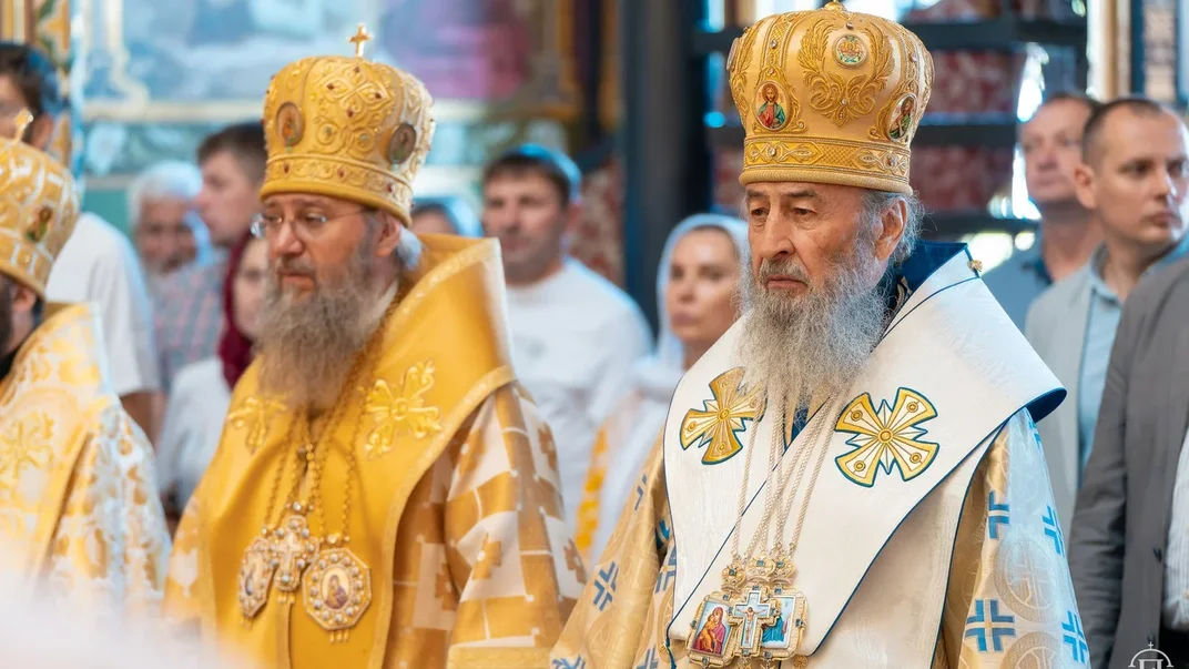 Ілюстративне фото. Митрополит Онуфрій під час літургії у Свято-Успенській Києво-Печерській лаврі, 10 серпня 2025 року
