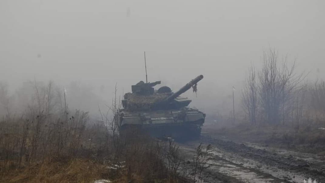 Украинская боевая машина Иллюстративное фото