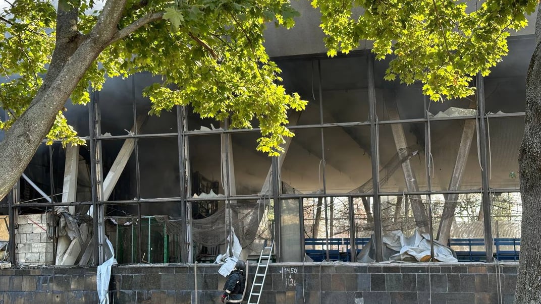 Последствия российского удара по Харькову, 1 сентября 2024 года