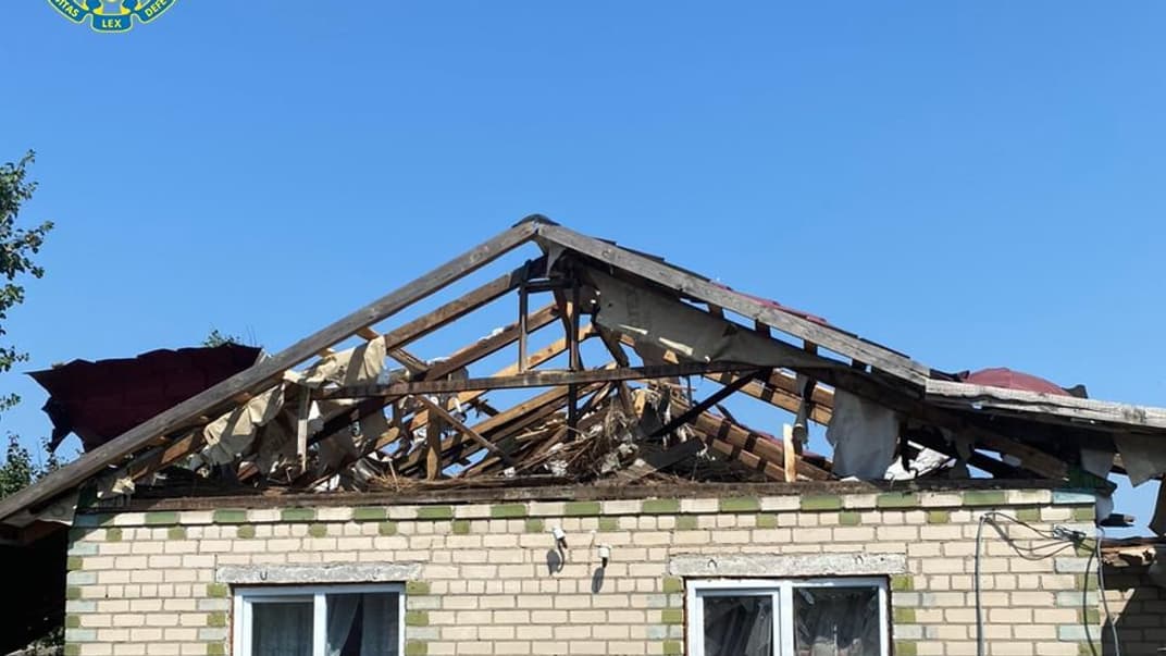 Последствия российских обстрелов села Садовое Херсонской области, 28 августа 2023 года