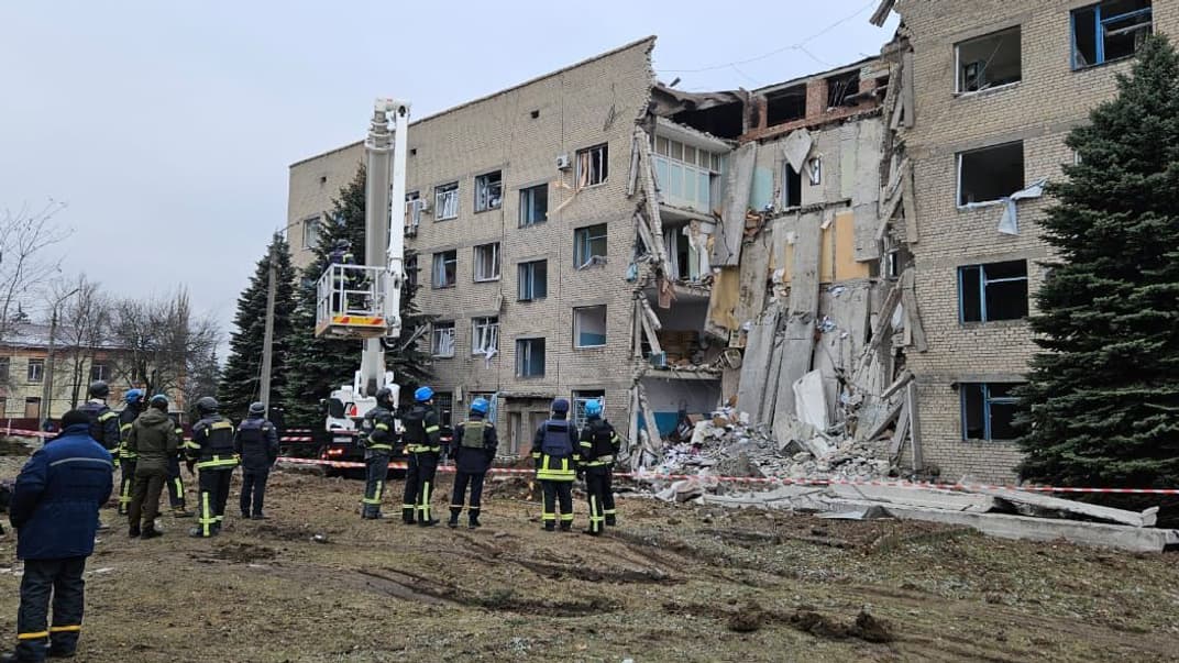 Последствия обстрела Селидово Донецкой области, 21 ноября 2023 года