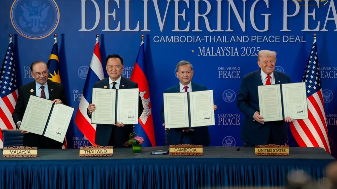 Таїланд та Камбоджа підписали мирну угоду у присутності президента США Дональда Трампа