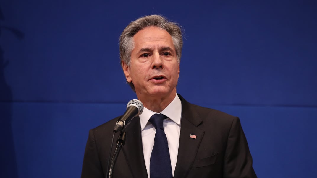 Государственный секретарь США Энтони Блинкен