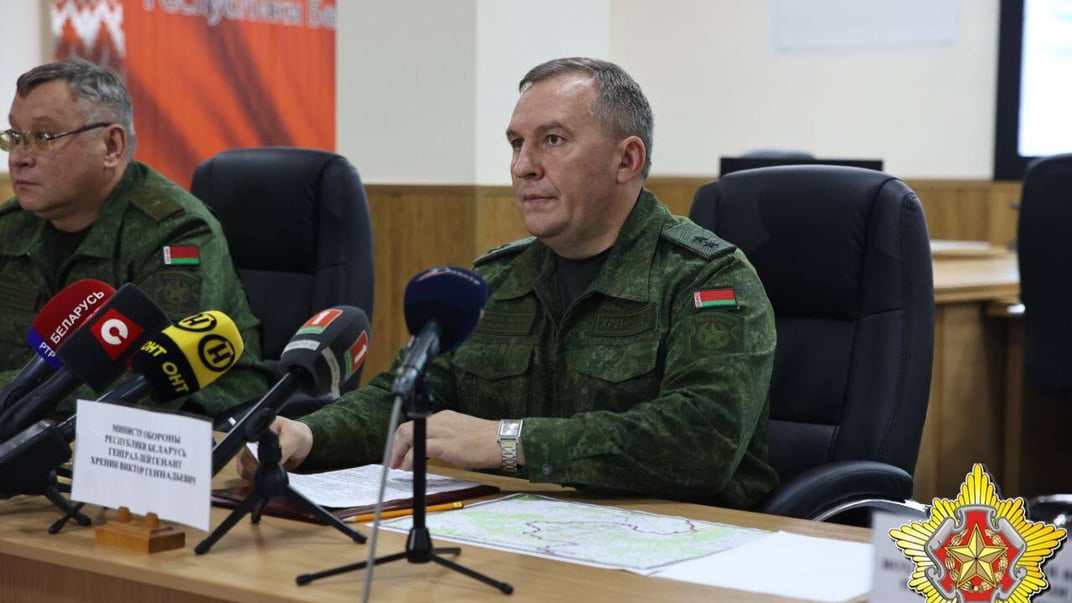 Міністр оборони Білорусі Олександр Хренін