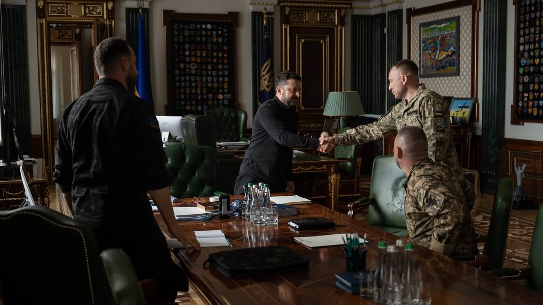 Президент Зеленський із генералом Михайлом Драпатим