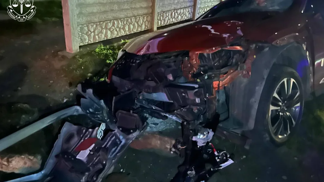 Автівка, якою керувала суддя