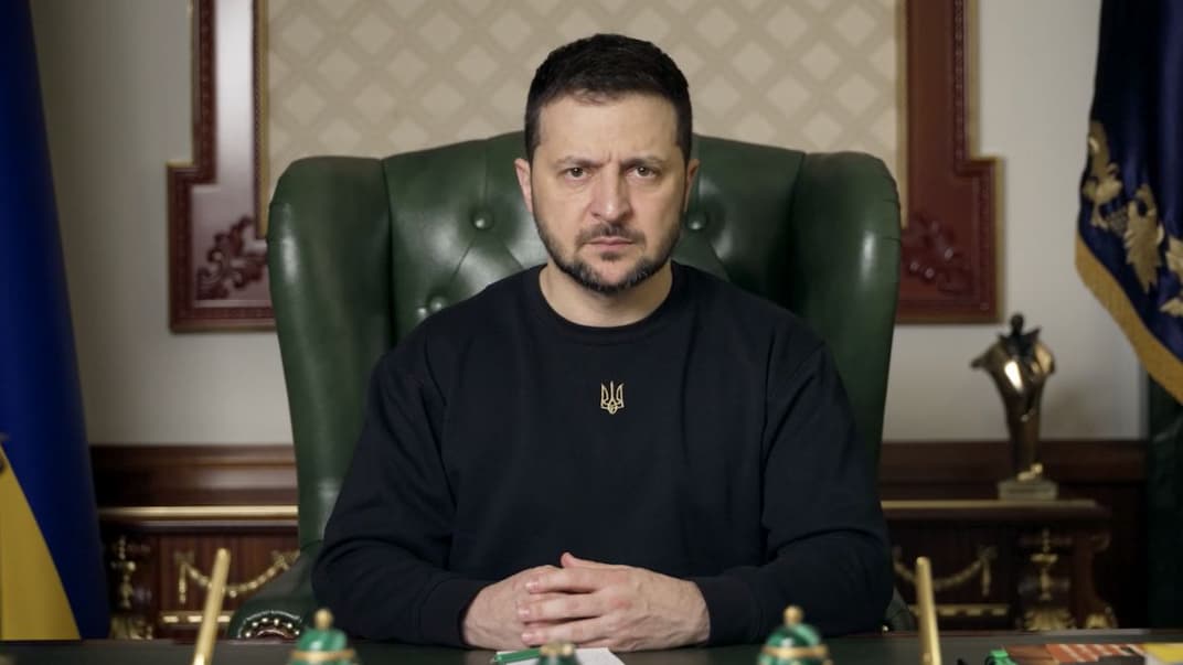 Володимир Зеленський під час звернення 3 січня 2023 року