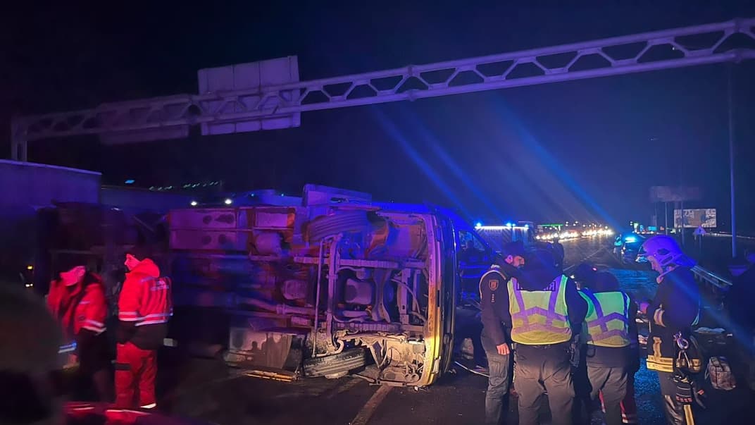 На окружной дороге Львова в селе Гамалеевка произошло ДТП, 17 января 2023 года