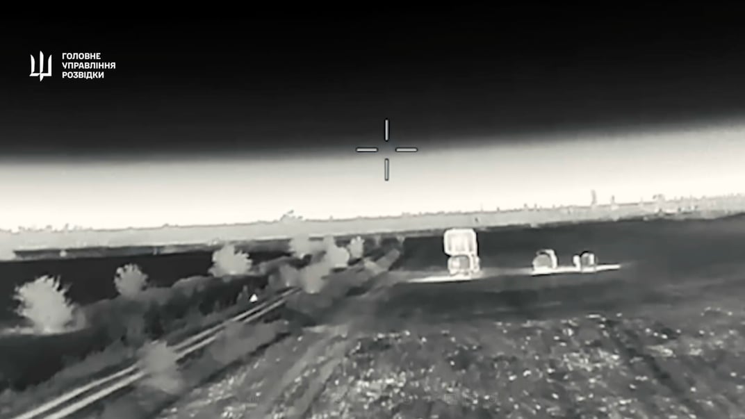 Момент ураження російського радіолокаційного комплексу в тимчасово окупованому Криму