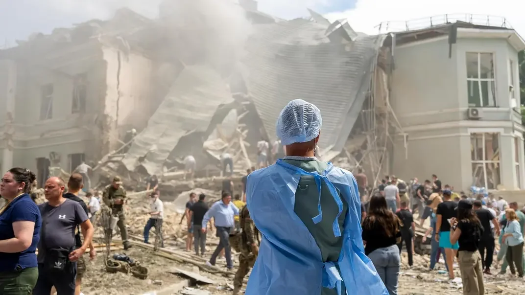 Наслідки удару по лікарні «Охматдит» у Києві, 8 липня 2024 року