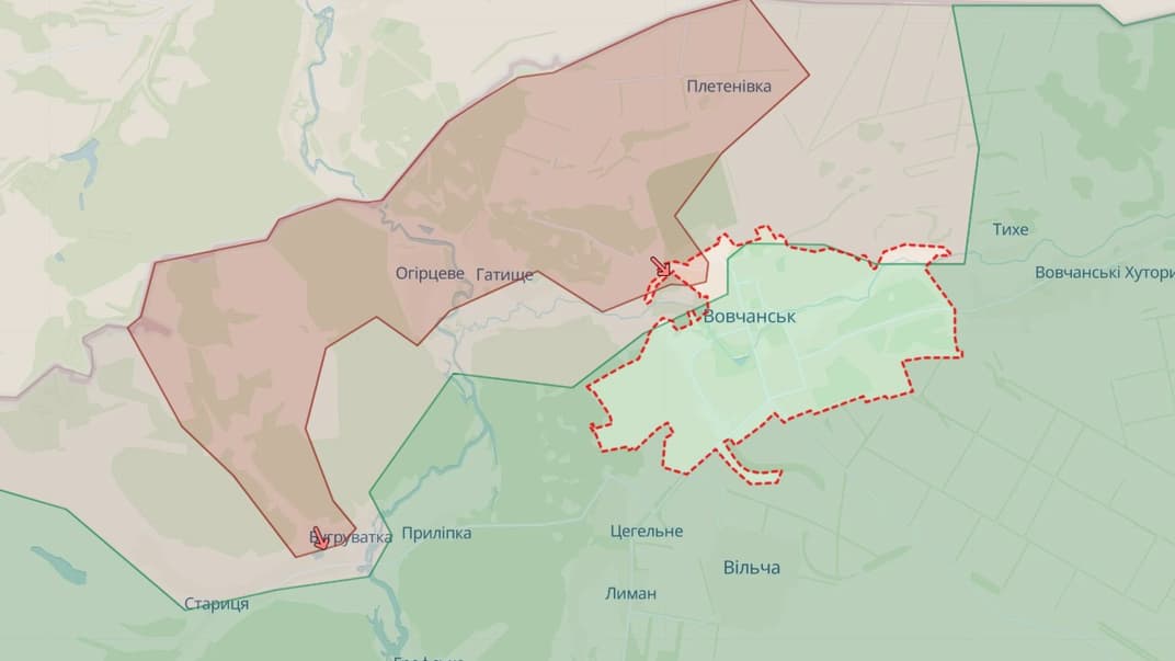 Украинские войска прочесывают городскую застройку на севере Волчанска