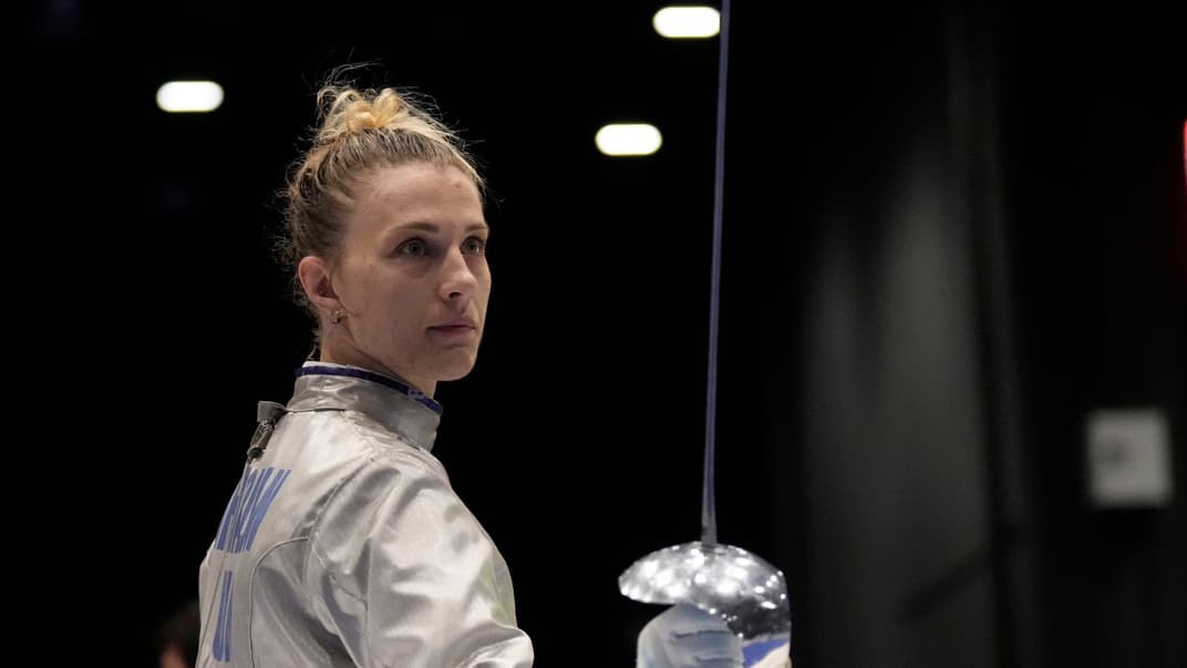 Ольга Харлан на чемпіонаті світу з фехтування в Мілані, Італія, 29 липня 2023 року