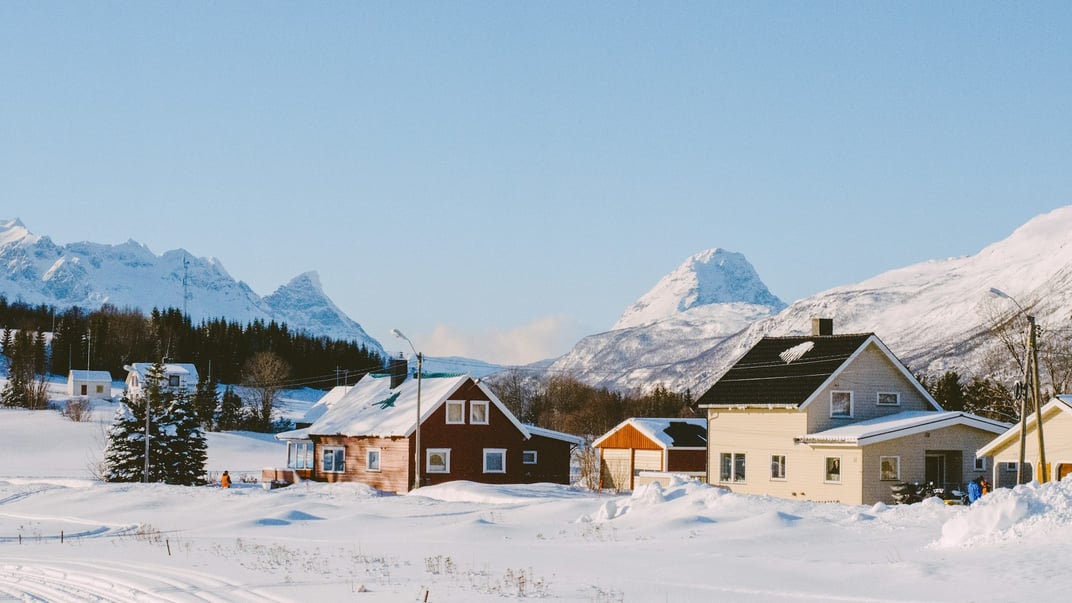 Ілюстративне фото. Будинки на Лофотенських островах, що на півночі Норвегії
