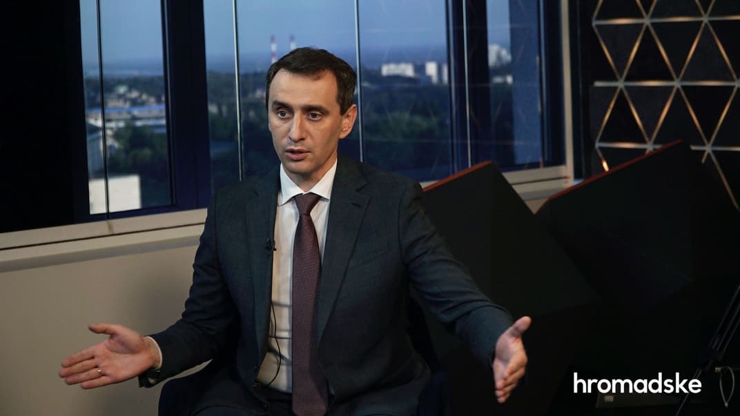 Головний санітарний лікар України Віктор Ляшко у студії hromadske, Київ, 1 липня 2020 року