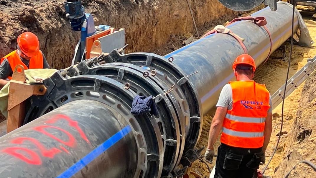 В Україні розпочали будівництво водогону до постраждалих через підрив Каховської ГЕС областей
