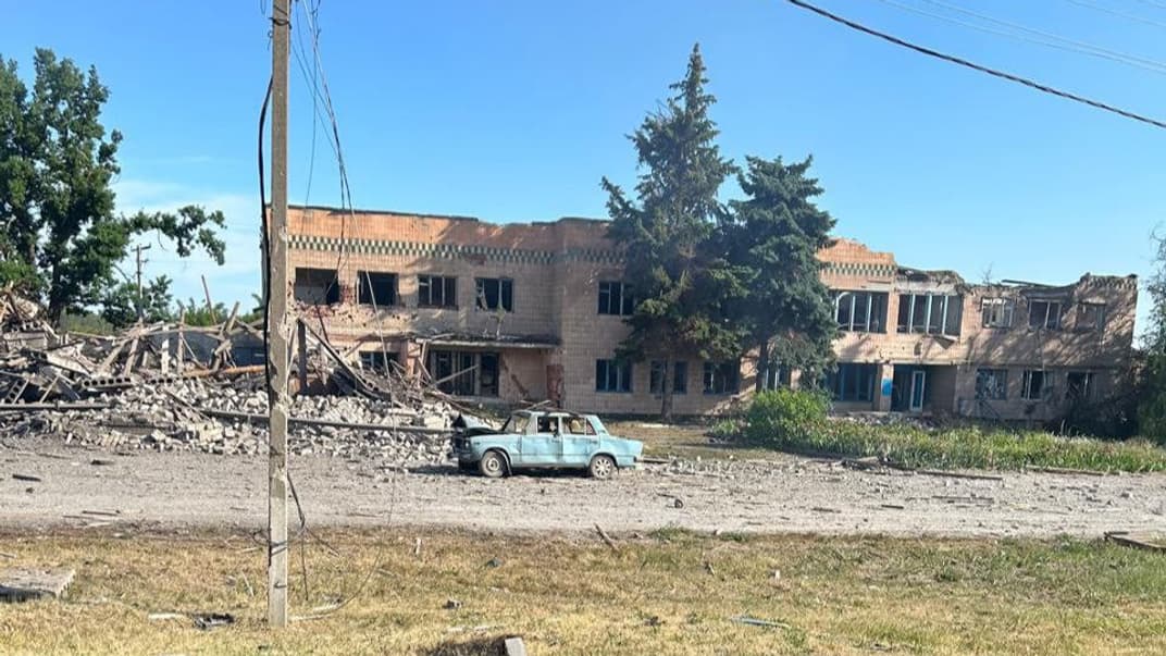 Наслідки обстрілу Дробишевого на Донеччині