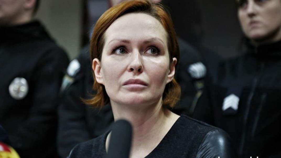 Юлия Кузьменко в Печерском суде Киева, февраль 2020 года