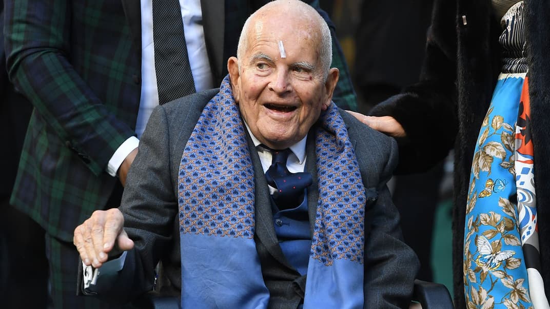 Британский актер Иен Холм на британской премьере фильма «Толкин» в Лондоне, Великобритания, 29 апреля 2019 года