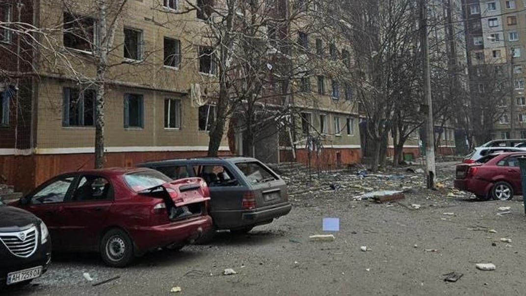 Наслідки російського обстрілу у Краматорську, 15 січня 2024 року