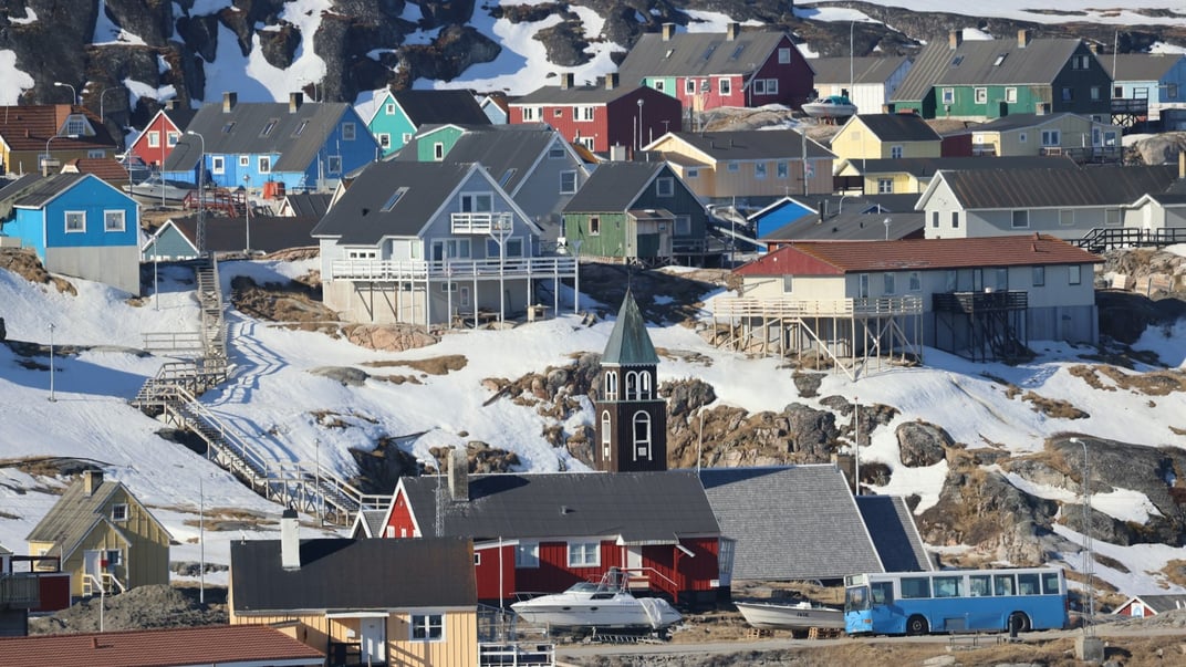 Ілюстративне фото. Вид на місто Ілуліссат у Гренландії