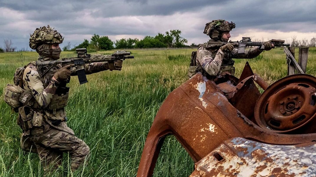 Иллюстративная фотография. Украинские военные