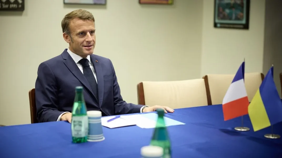 Президент Франції Емманюель Макрон Президент Франції Емманюель Макрон