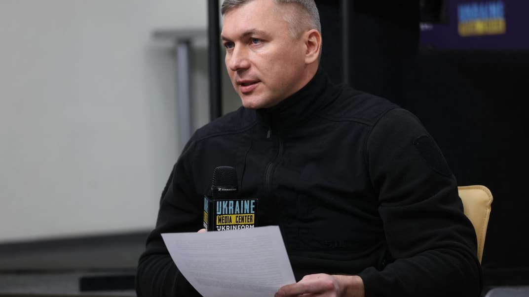 Директор ДБР Олексій Сухачов на брифінгу 22 січня 2024 року