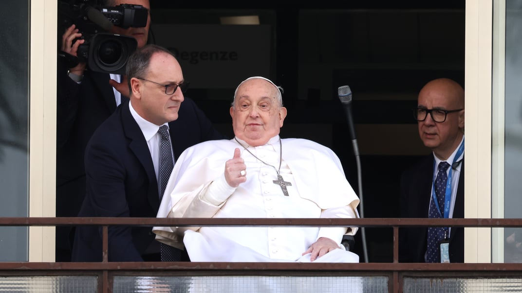 Папа Римський Франциск Папа Римський Франциск під час виступу перед вірянами 23 березня