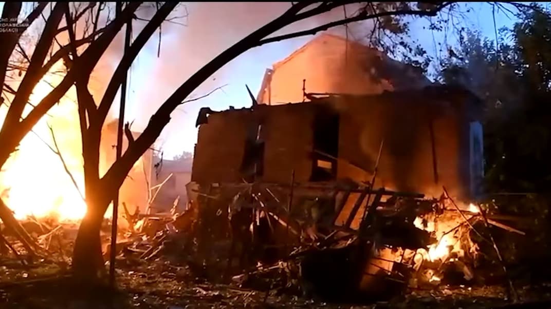 Последствия российских обстрелов Николаева 12 июля 2022 года