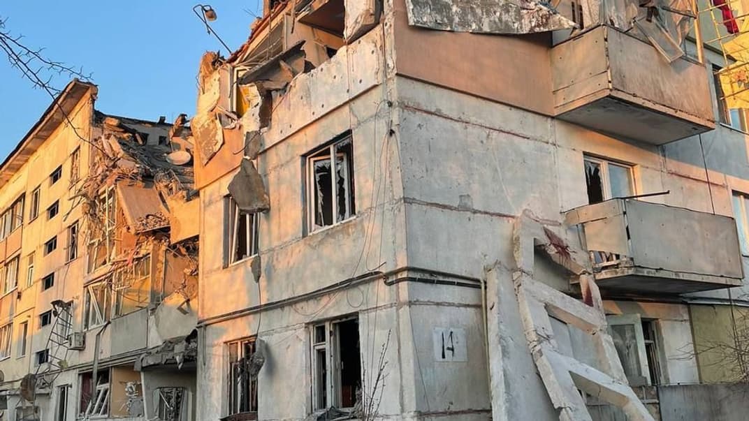 Наслідки російського обстрілу Куп'янська, 7 квітня 2024 року