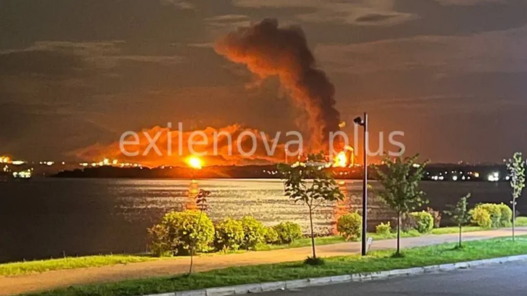 Пожежа на НПЗ у Саратові