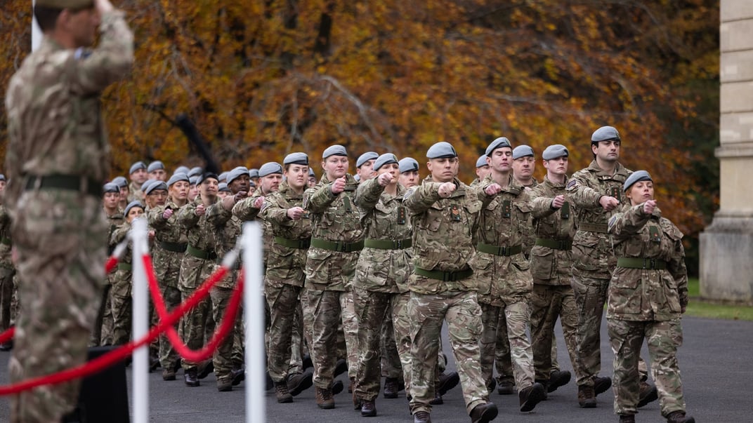 Військові британської армії Ілюстративне фото. Військові британської армії