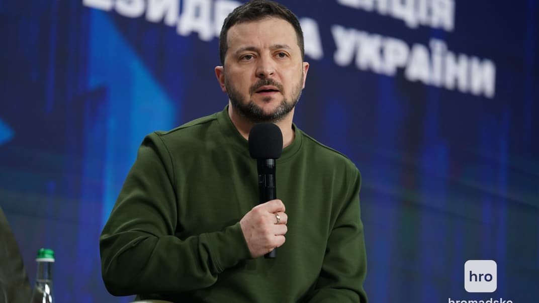 Володимир Зеленський під час пресконференції 25 лютого 2024 року