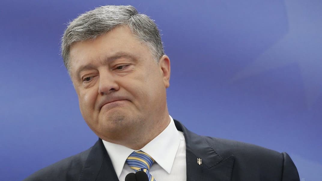 Експрезидент України Петро Порошенко під час прес-конференції в Києві, 14 травня 2017 року