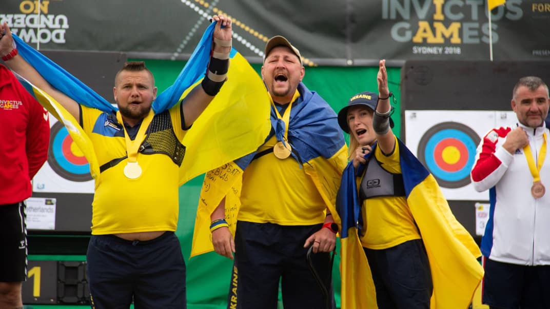 Команда українських лучників, яка отримала золоту медаль, Ігри Нескорених, Сідней