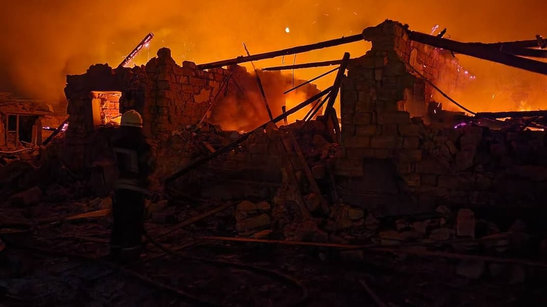 Наслідки ракетного удару по Одещині