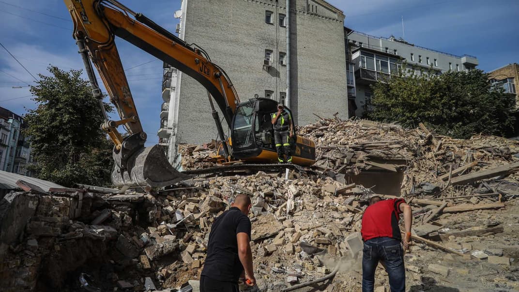 Снос дома на улице Саксаганского, 76 в Киеве, 24 сентября 2020 года